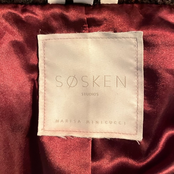 SØSKEN STUDIOS Glen Heavyweight Oversized Teddy Coat Size 2/ US Size M - Picture 14 of 14